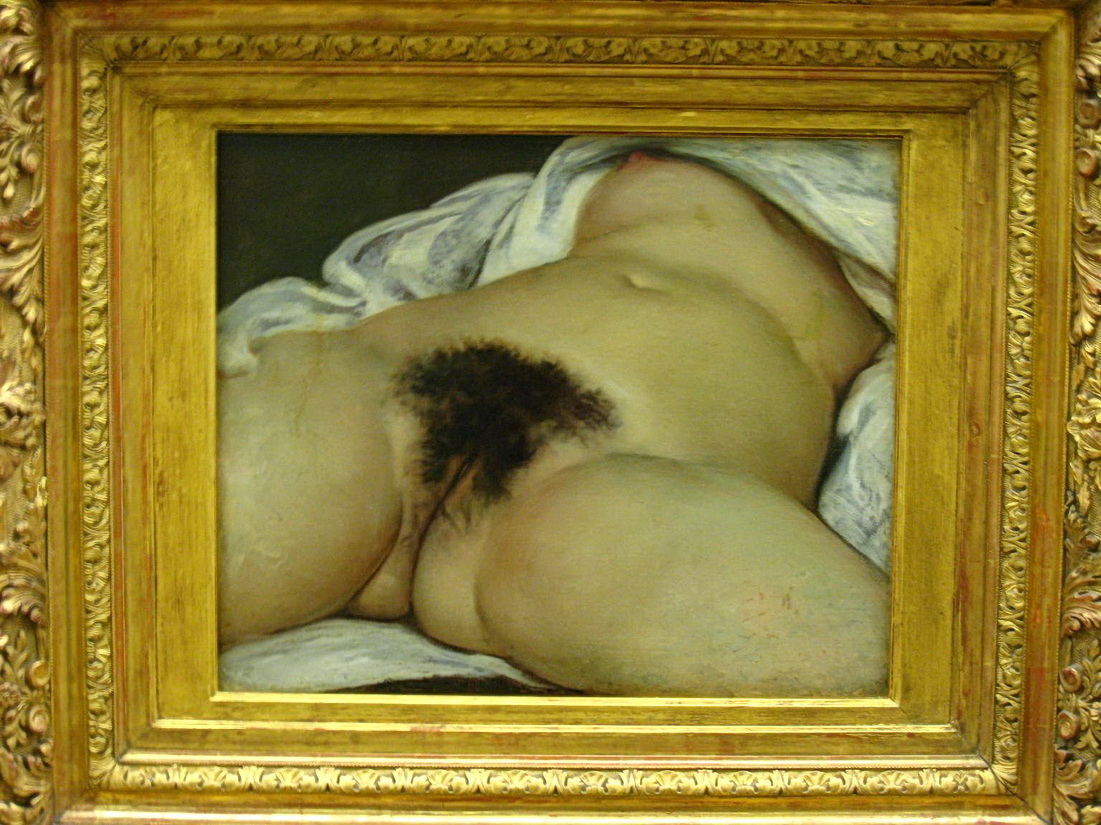 "EL ORIGEN DEL MUNDO" (1866), de Gustave Courbet. MUSEO D´ORSAY en París.
